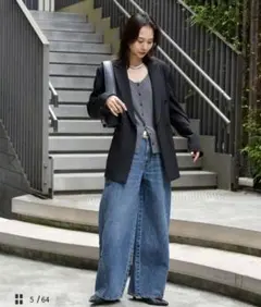 今期 ジャーナルスタンダード　ウールライク ストレッチジャケット　36ブラック