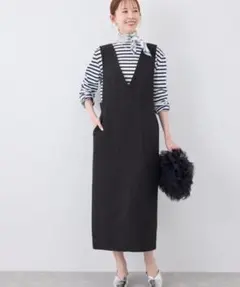 ROPÉ PICNIC デザインポケットジャンパースカート　サイズ36