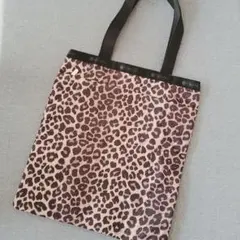 美品　LeSportsac レスポートサック　トートバッグ　レオパード