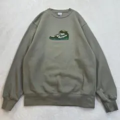 希少　NIKE　プルオーバー　エアフォースワン　プリント　カーキ　00s