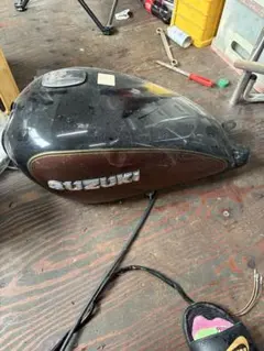 GSX250L GSX400L タンク 当時物 オリジナルブラック - メルカリ