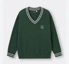 ニット　(GU ハリーポッターコラボ　スリザリン M 非売品)のサムネイル