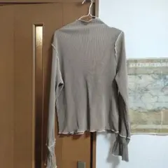 classical elf リブ ベージュ 長袖カットソー