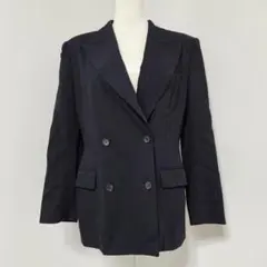 ヨンドシー/4℃ ダブル テーラード ジャケット【M】濃紺 ネイビーのサムネイル