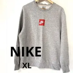 NIKE ナイキ ☆ ワンポイント プリントロゴ　スウェット トレーナー XL