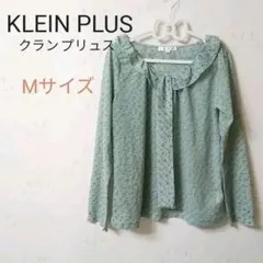 【KLEIN PLUS】長袖♡花柄ブラウス Mサイズのサムネイル