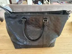COACH トートバッグ レザー ブラック