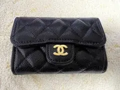 りんご様専用⭐︎CHANEL 黒 レザー 財布 コンパクト ノベルティ