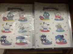 サンリオ はぴだんぶい一番くじ クリアファイルセット　ホワイト