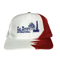 USA企業ロゴ　CAL DIVE　ヴィンテージ　トラッカーキャップ
