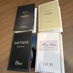 CHANEL Dior 香水サンプル 4種のサムネイル