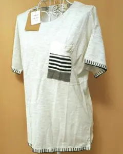 新品 ソウルベリー ステッチ Tシャツ　LL グレー　大きいサイズのサムネイル
