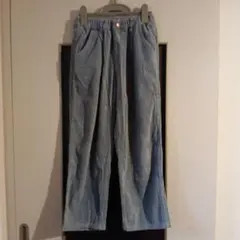 BRANSHESコーデュロイ 水色 長ズボン