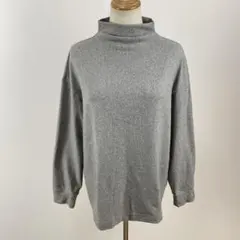 UNIQLO ソフトニットフリースモックネックT 長袖 トップス ハイネック L