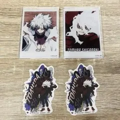 僕のヒーローアカデミアヒロアカ　荼毘死柄木　アクリルブロック　モバイルステッカー