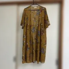 AFRICATARO 花柄 シフォン カーディガンのサムネイル