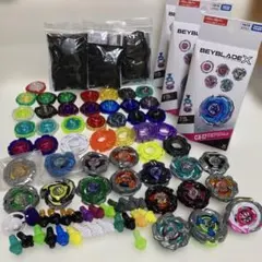 未使用】ベイブレードX まとめ売 ゴールドビットのみ数回使用 - メルカリ
