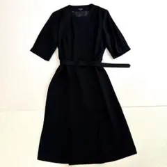美品⭐️LADIE'S FORMAL ブラックフォーマルワンピース 11 冠婚葬祭