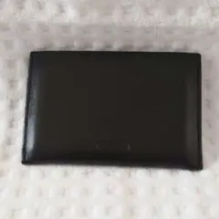 COACH コーチ レザー 名刺入れ カードケース ブラック