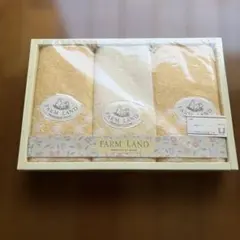 【新品未使用】FARM LAND フェイスタオルセット 3枚入り