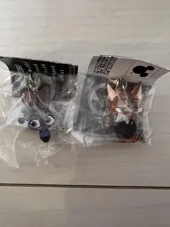ズートピアめじるしチャーム2個セット(ニック ジュディ)