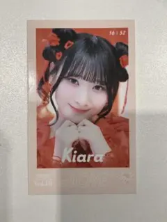 イコラブ　齋藤樹愛羅　ミニフォト　Vol.10 とくべチュして　赤衣装