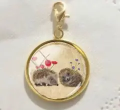 ハリネズミ 雑貨 グッズ キーホルダーチャーム