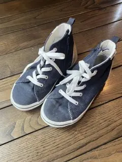 VANS バンズ　ハイカット　21 キッズ　スニーカー　コーデュロイ