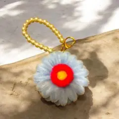 モールフラワーキーホルダー ハンドメイド 枯れないお花 韓国
