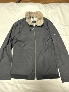 Burberry Black Label ファー付きジャンパー