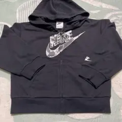 NIKE ジップアップパーカー 110-116cmブラック新品子ども服ナイキ
