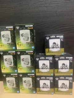 ワンピース　ドラゴンボール　1番くじ　湯呑み　グラス　悟空　プロリー　シャンクス