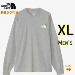 ノースフェイスロンt刺繍