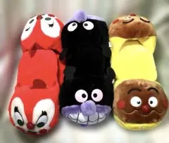 レトロ品SEGAアンパンマンシリーズスリッパ3組まとめ売り