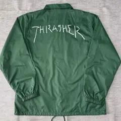 THRASHER マークゴンザレス コラボ コーチジャケット　Mサイズ グリーン
