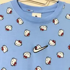 NIKE×ハローキティ 総柄Tシャツ DR5520 水色