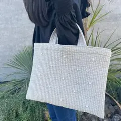 ☆mimi☆パール付きヌビバッグ