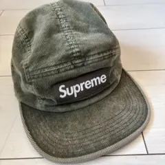 supreme キャップ コーデュロイ