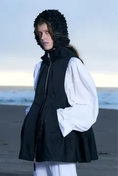 エンフォルド　ENFOLD HOOD VEST ベスト　新品未使用のサムネイル