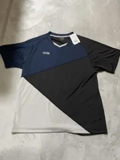 VICTAS 卓球ウェア XL ネイビー/ブラック ゲームシャツ ヴィクタス