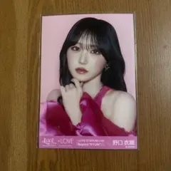 LOVE イコラブ 生写真 国立 キービジュアル 野口衣織 チュウ - メルカリ