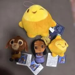 ウィッシュ ディズニー スター ぬいぐるみ 4体セット
