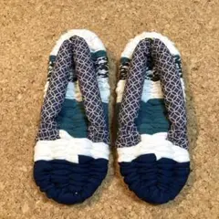布ぞうり ハンドメイド 七宝柄