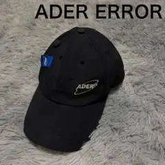 【美品】 ADER ERROR ベースボールキャップ ナイロン ブラックのサムネイル