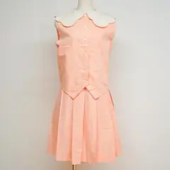 LANVIN セットアップ 上下 ノースリーブ＋スカート M相当 A-8.66