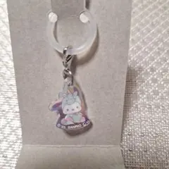 サンリオ　オーロラアクリルチャーム　めじるしアクセサリー　ポチャッコ