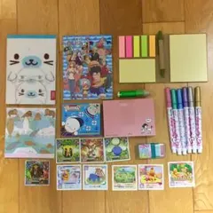 文房具　まとめ売り　メモ帳　カラーペン　シール