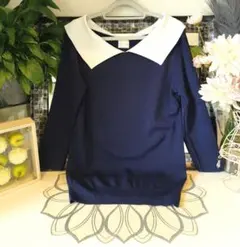 ねむ様　ご専用 Liala×PG　ニット Bigカラー 7分袖 サイズSのサムネイル