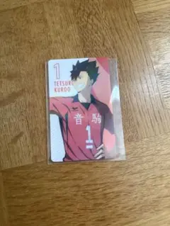 ハイキュー　黒尾鉄朗　カード　アニメイト特典