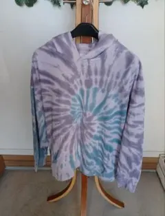 00s~ old gap hoodie タイダイ パーカー 紫 青